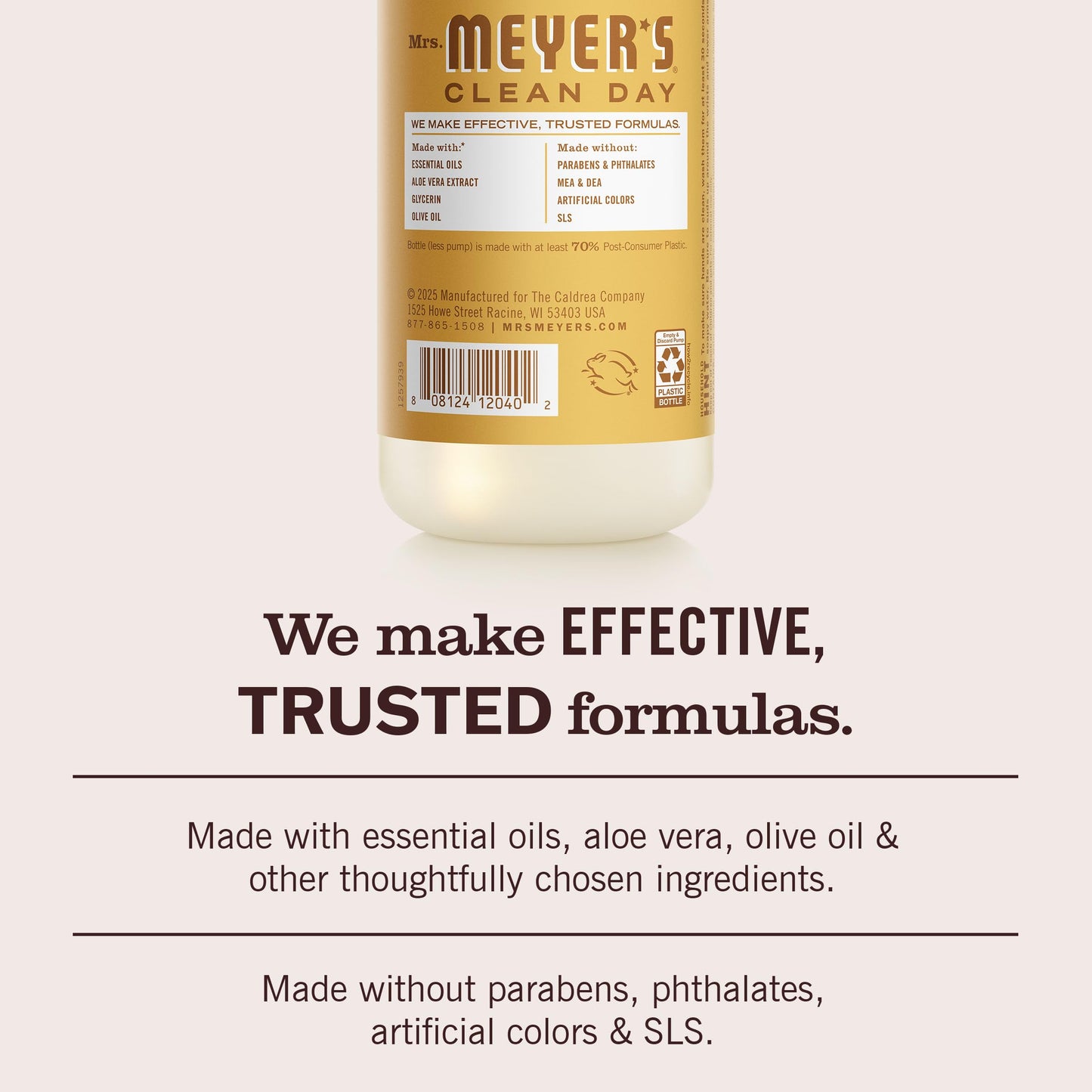 MRS. MEYER'S CLEAN DAY Hand Soap, Honeycomb Scent, 12.5 Fl Oz Bottle Beauty & Personal Care Mrs. MEYER'S