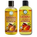 Batana Oil Shampoo with Collagen, Rosemary & Aloe Vera & Conditioner Combo - 16.9 fl oz Each - Nourishing & Moisturizing Combo - Salt-Free Beauty & Personal Care HIGH SUPREME