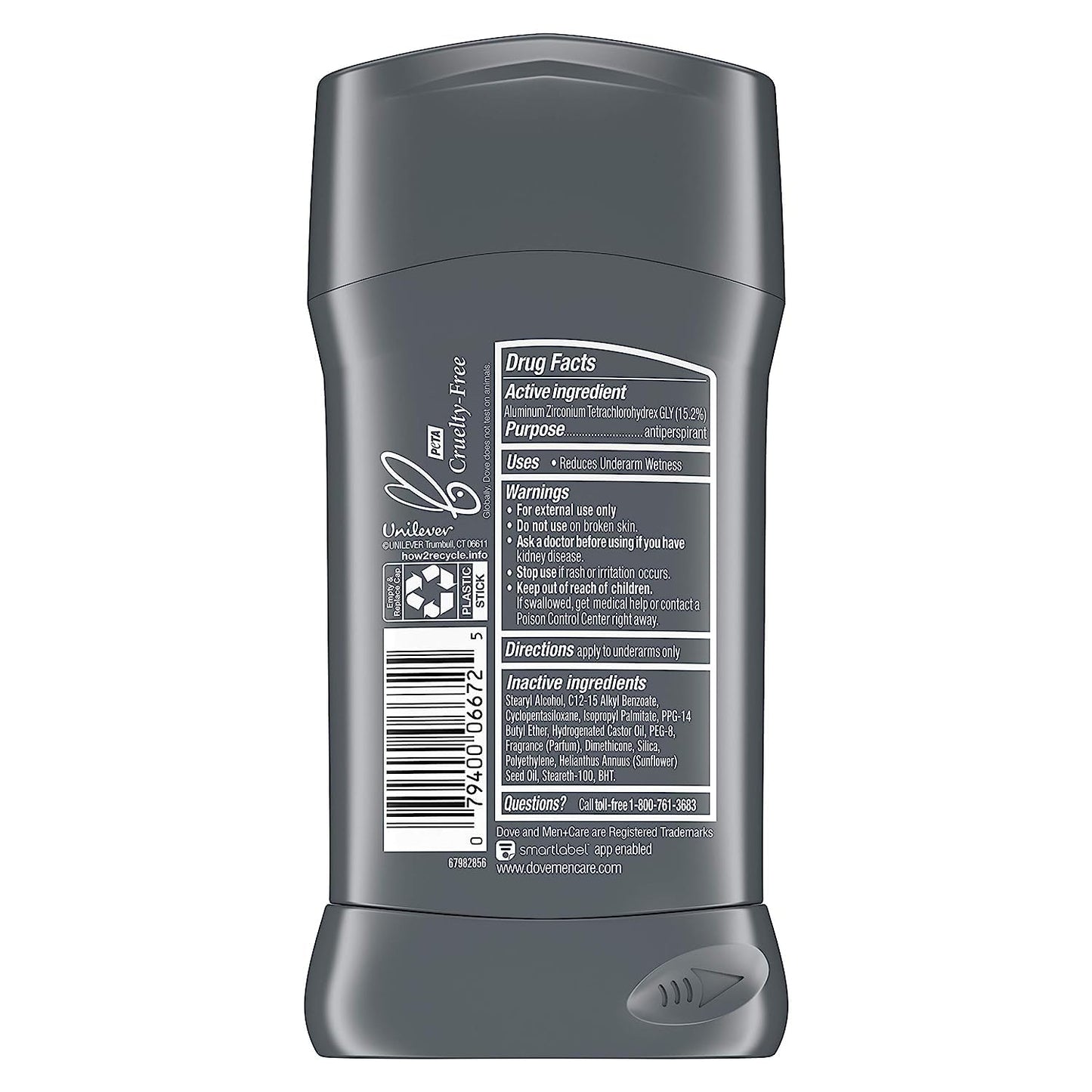 Dove Men + Care 48 Hour Antiperspirant Stick, Non-Irritant, Extra Fresh, 2.7 Ounces, Pack of 7 Beauty and Personal Care Dove