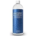 Ancient Minerals Magnesium Oil Refill Bottle, high Concentration Topical Genuine Zechstein Magnesium Chloride Topical Magnesium (33oz) Beauty & Personal Care Ancient Minerals
