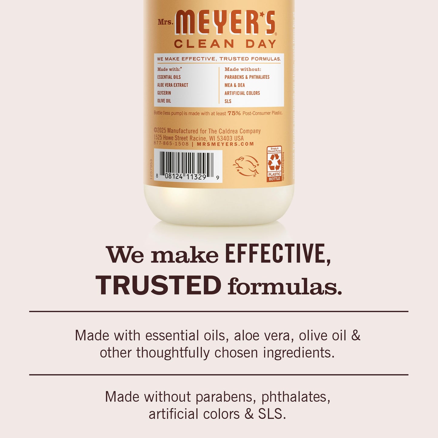 MRS. MEYER'S CLEAN DAY Hand Soap, Oat Blossom Scent, 12.5 Fl Oz Bottle Beauty & Personal Care Mrs. MEYER'S