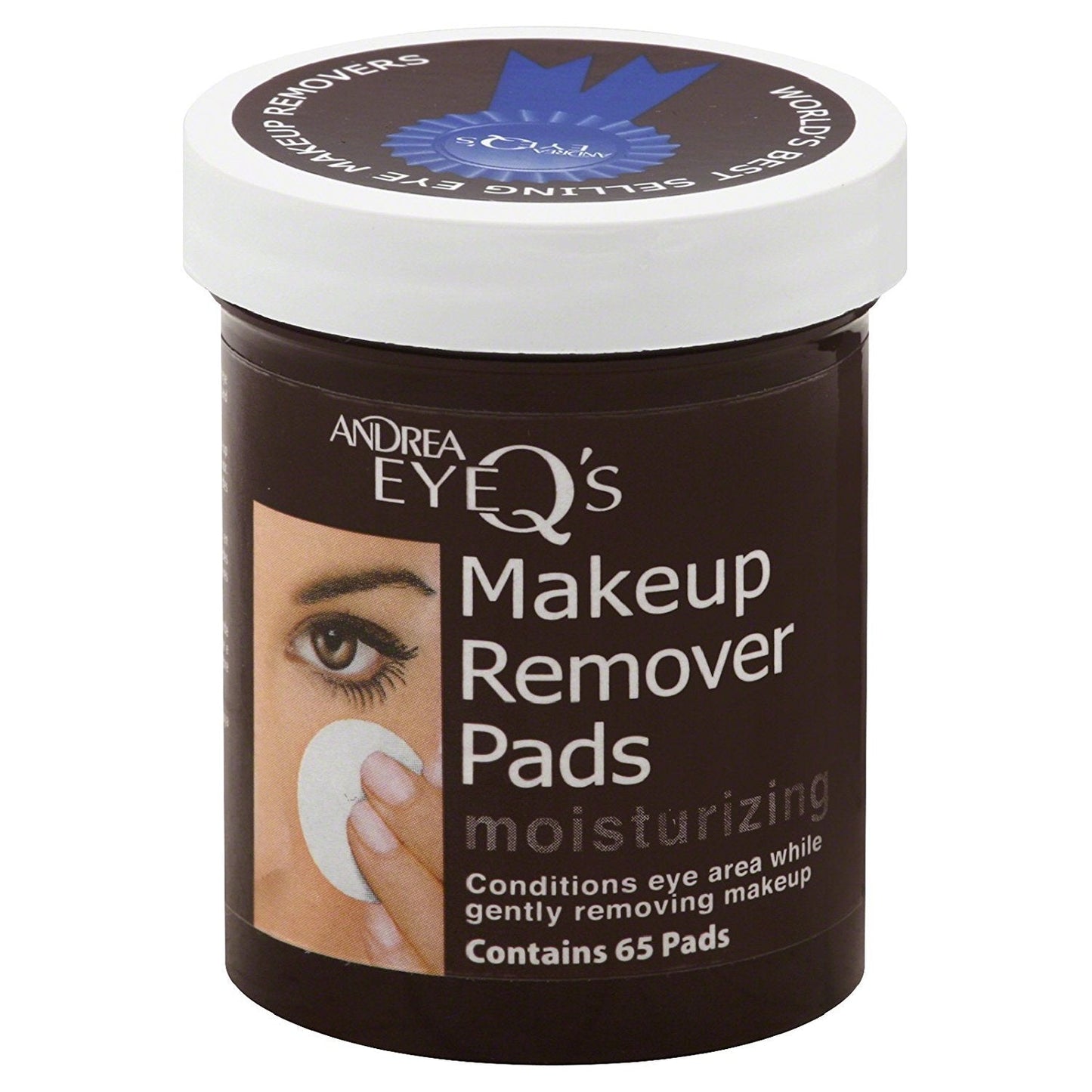 Andrea Eye Q's Eye Make-Up Remover Pads Moisturizing 65 Each (Pack of 4) Beauty & Personal Care ANDREA