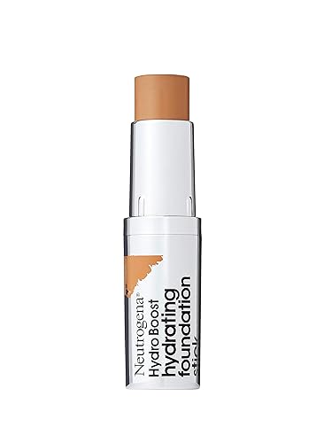 Neutrogena Hydro Boost Hydrating Foundation Stick with Hyaluronic Acid, Oil-Free & Non-Comedogenic Moisturizing Makeup for Smooth Coverage Beauty & Personal Care Neutrogena