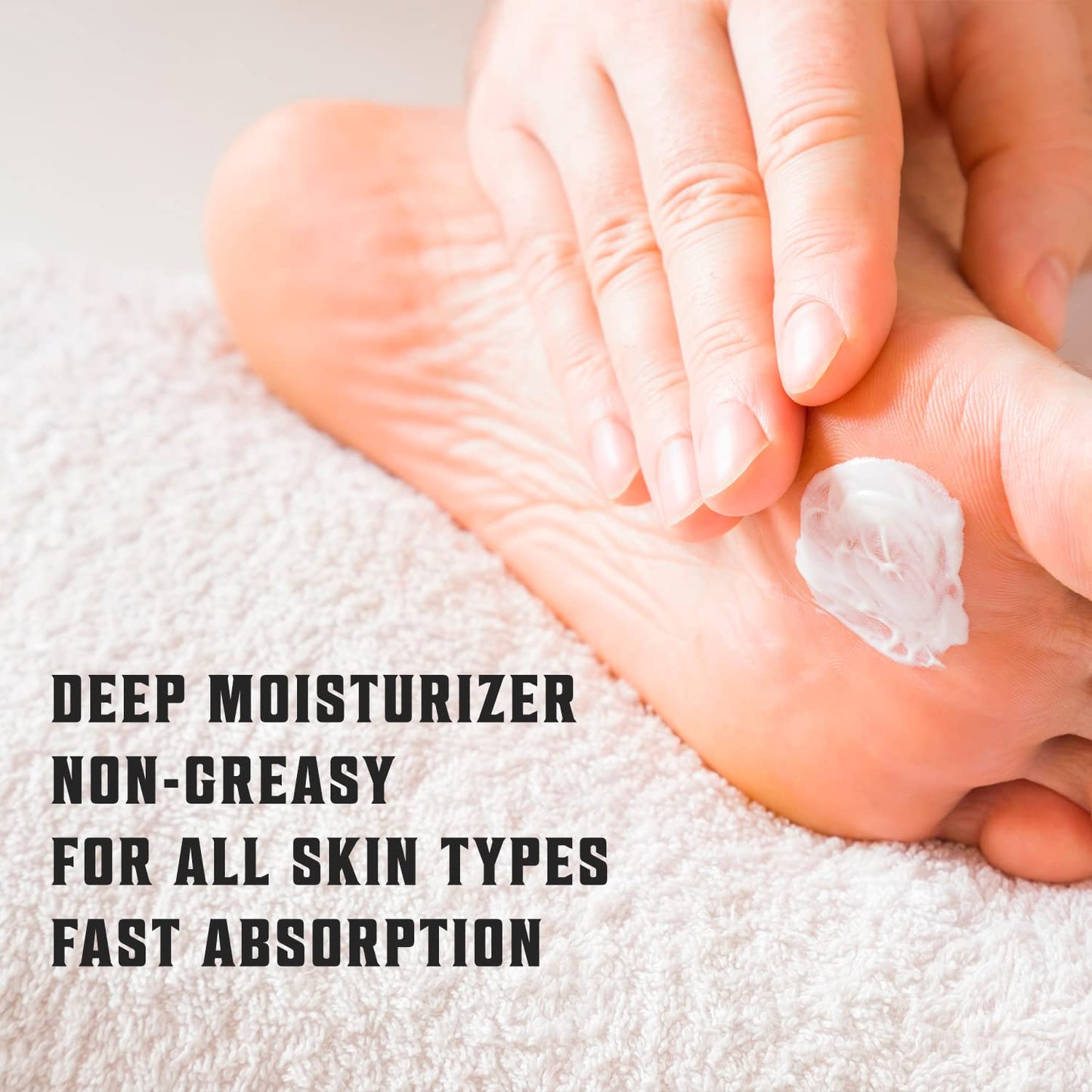 Viking Revolution Tea Tree Foot Cream for Dry Cracked Heels - Foot Balm For Cracked Feet - Dry Feet Repairing Cream with Aloe Vera and Mint (8oz) Beauty & Personal Care Viking Revolution