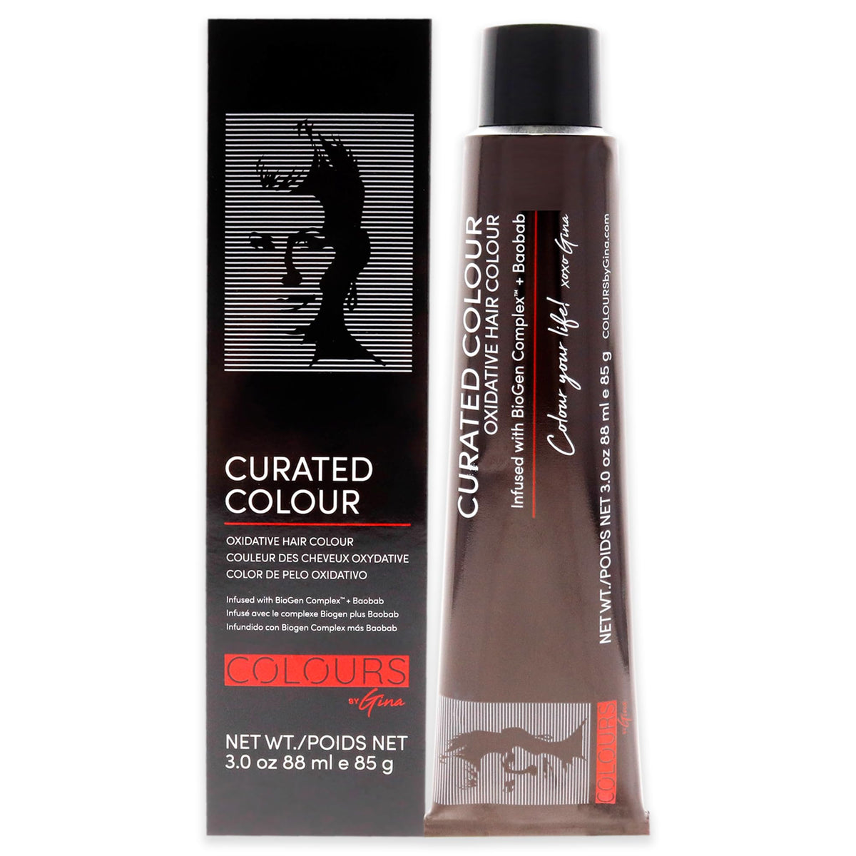 Colours By Gina Curated Colour - 5.35-5GM Light Golden Mahogany by Colours By Gina for Unisex - 3 oz Hair Color Beauty & Personal Care Colours By Gina