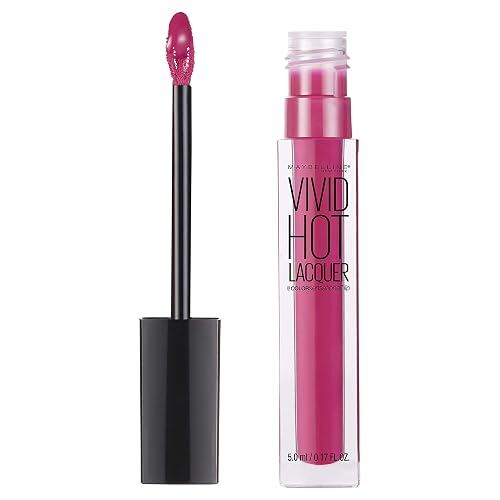 Maybelline New York Color Sensational Vivid Hot Lacquer Lip Gloss, Sassy, 0.17 fl. oz. Beauty & Personal Care MAYBELLINE