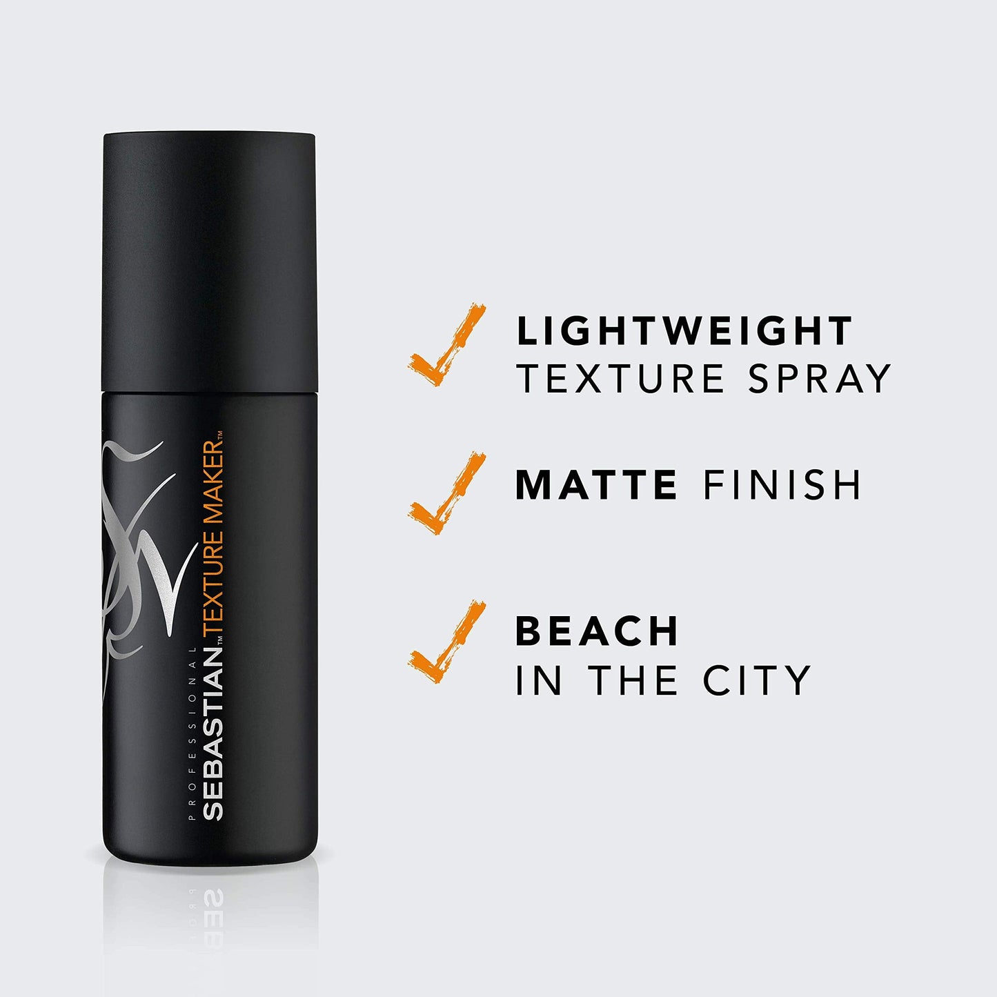 Sebastian Professional Texture Maker | Lightweight Hair Texturizer Spray with Medium Hold & Matte Finish | Non-Aerosol Hairspray with Sea Salt | 5.07 Beauty & Personal Care Sebastian