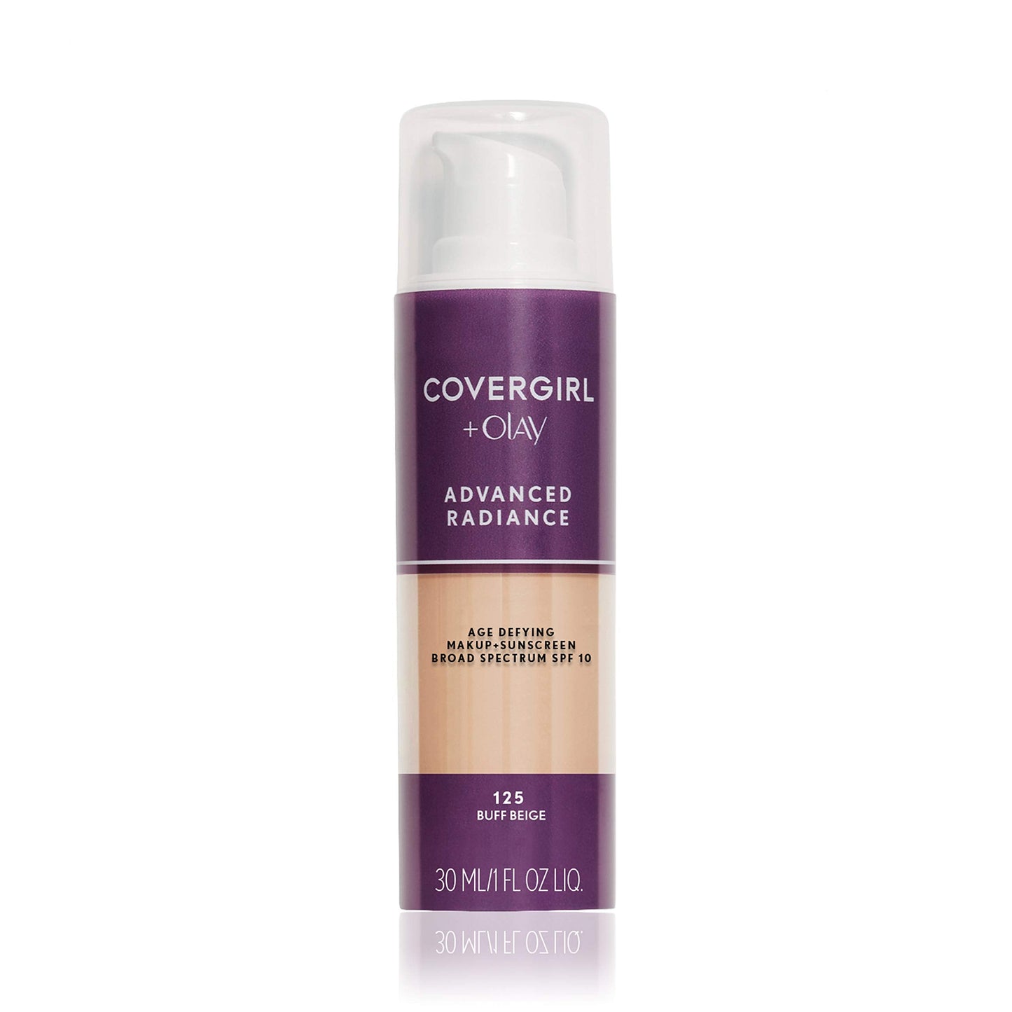 COVERGIRL Advanced Radiance Age-Defying Foundation Makeup, Buff Beige, 1 oz (Packaging May Vary) Beauty & Personal Care COVERGIRL