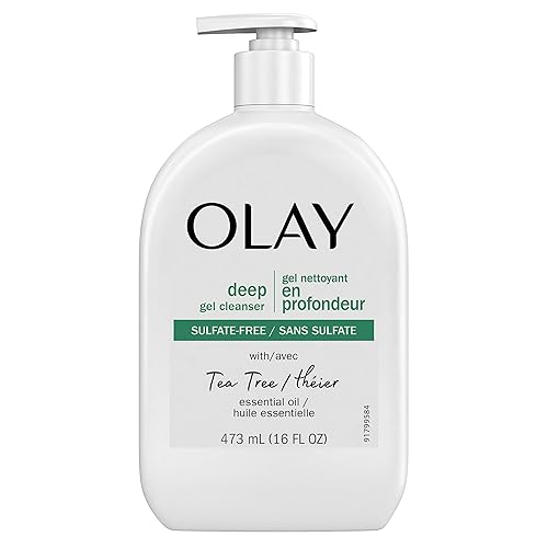 Olay Deep Gel Cleanser with Tea Tree Essential Oil, 16 Oz Beauty & Personal Care Olay