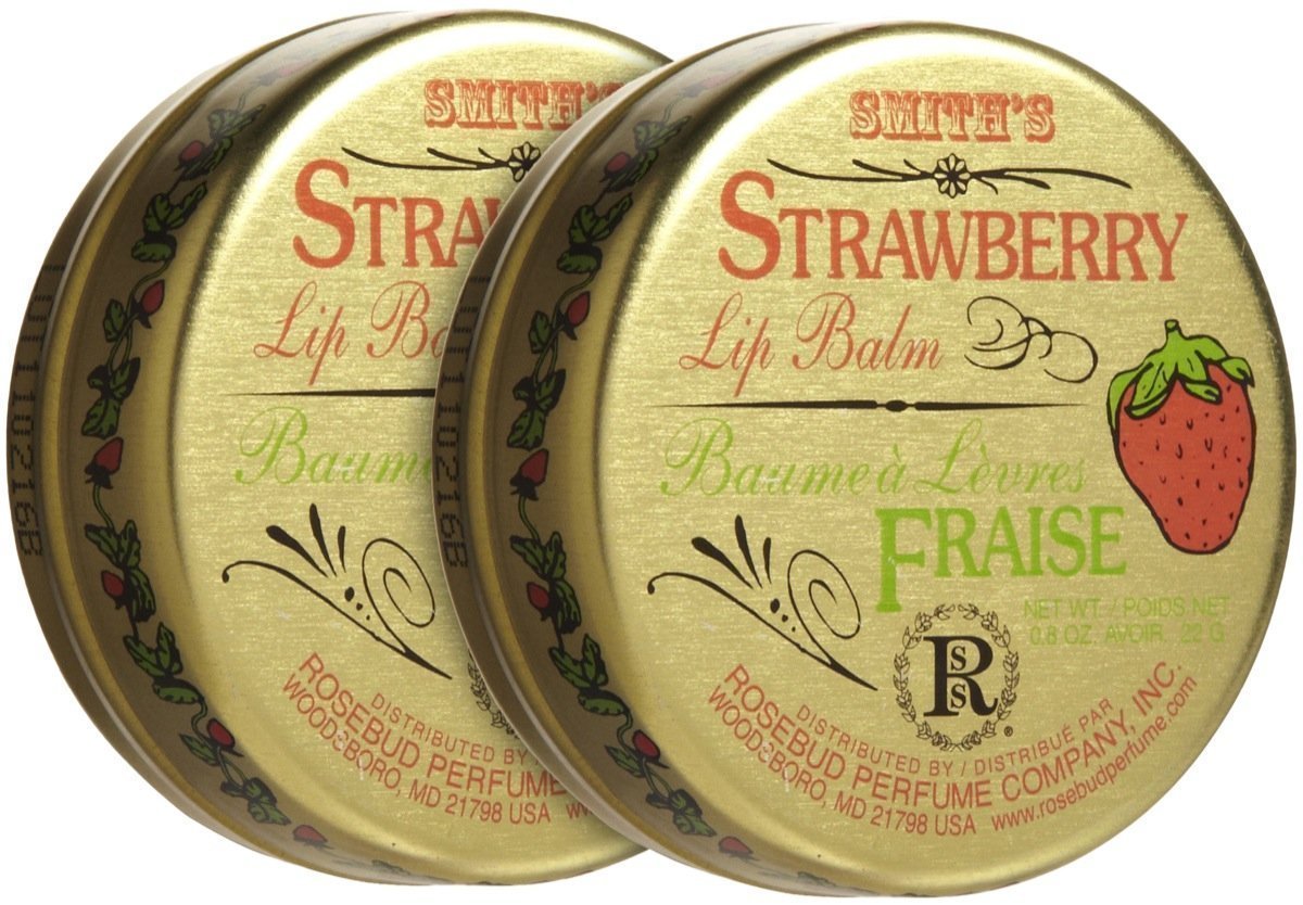 Rosebud Perfume Co. Lip Balm-Strawberry,0.8 Ounce (Pack of 2) Beauty & Personal Care ROSEBUD PERFUME