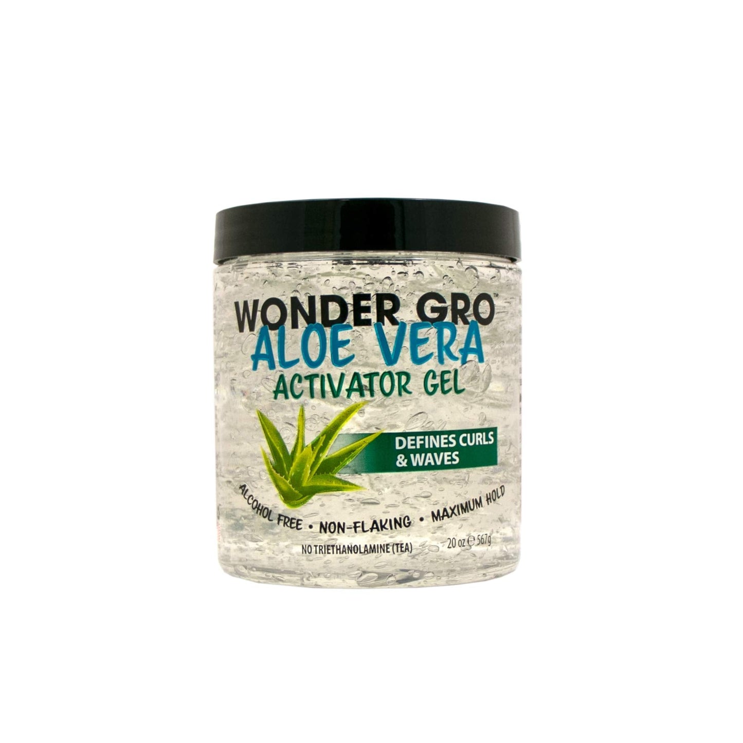 Wonder Gro Aloe Vera Activator Gel, 20 fl oz - Non-Flaking, Alcohol-Free - Defines Curls & Waves Beauty & Personal Care Wonder Gro