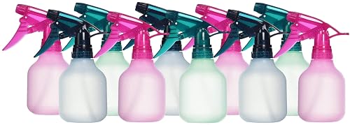 My Battery Supplier Empty Spray Bottle 8 oz. Frosted Assorted Colors (Pack of 10) Beauty & Personal Care My Battery Supplier