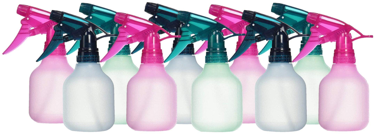 My Battery Supplier Empty Spray Bottle 8 oz. Frosted Assorted Colors (Pack of 10) Beauty & Personal Care My Battery Supplier