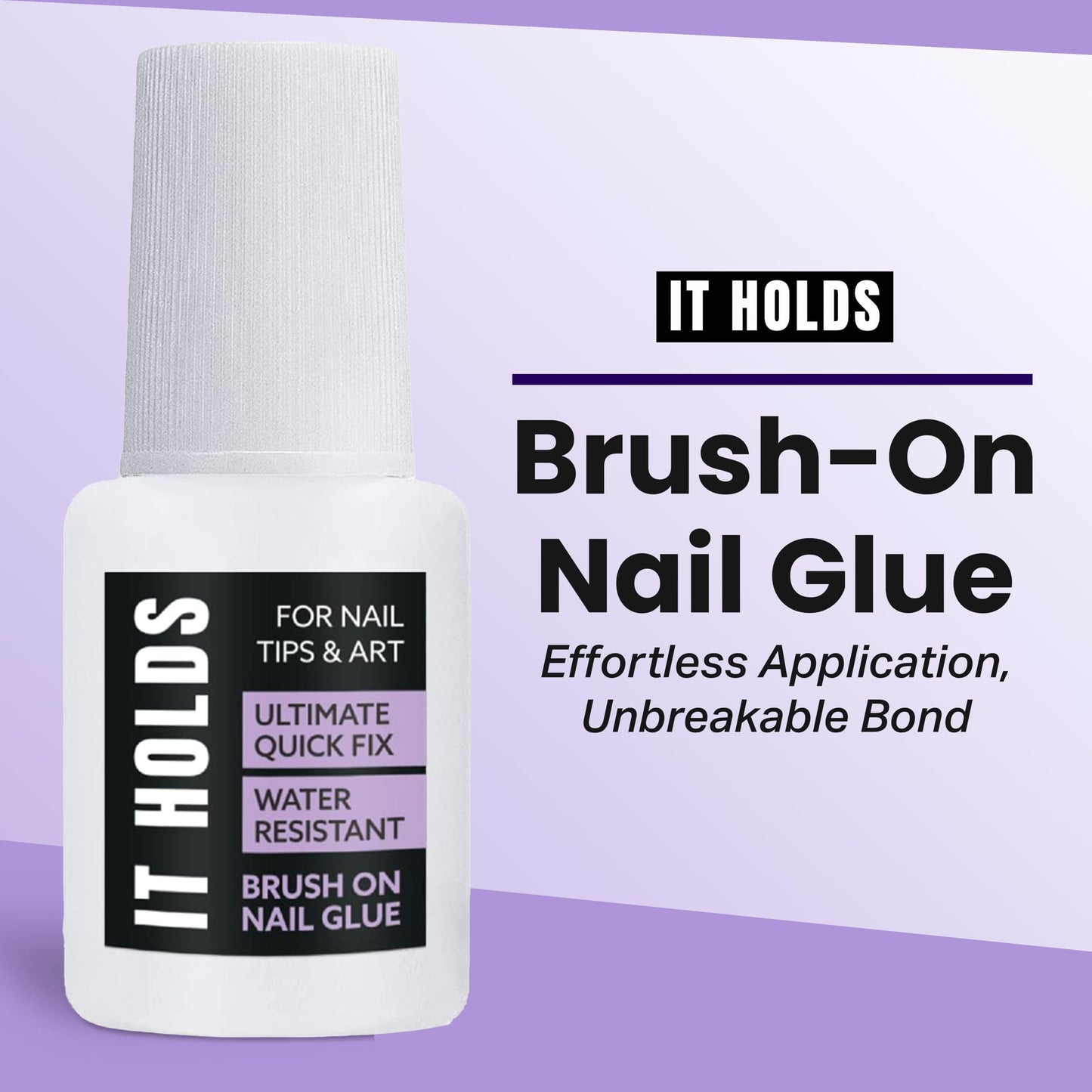 Brush On Nail Glue for Press On Nails, Extra Strong for Acrylic, Waterproof for Fake Nails Long Lasting Nail Glue, Professional for Nail Tips (8ml) Beauty & Personal Care JOMI COMPRESSION