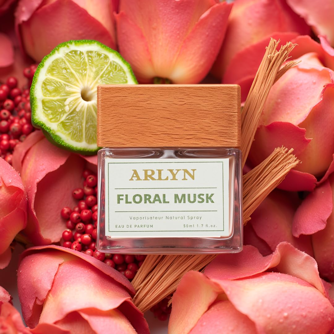 ARLYN Floral Musk Eau De Parfum Inspired by Dyp.tiqu.e F.l.eur De Peau, Long-Lasting Perfume for Men and Women, Vegan & Eco-Conscious with Clean Beauty & Personal Care ARLYN BY BELLEVUE PARFUMS