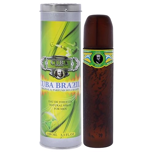 Cuba Brazil Eau De Toilette Spray for Men, 3.3 Ounce Beauty & Personal Care Cuba