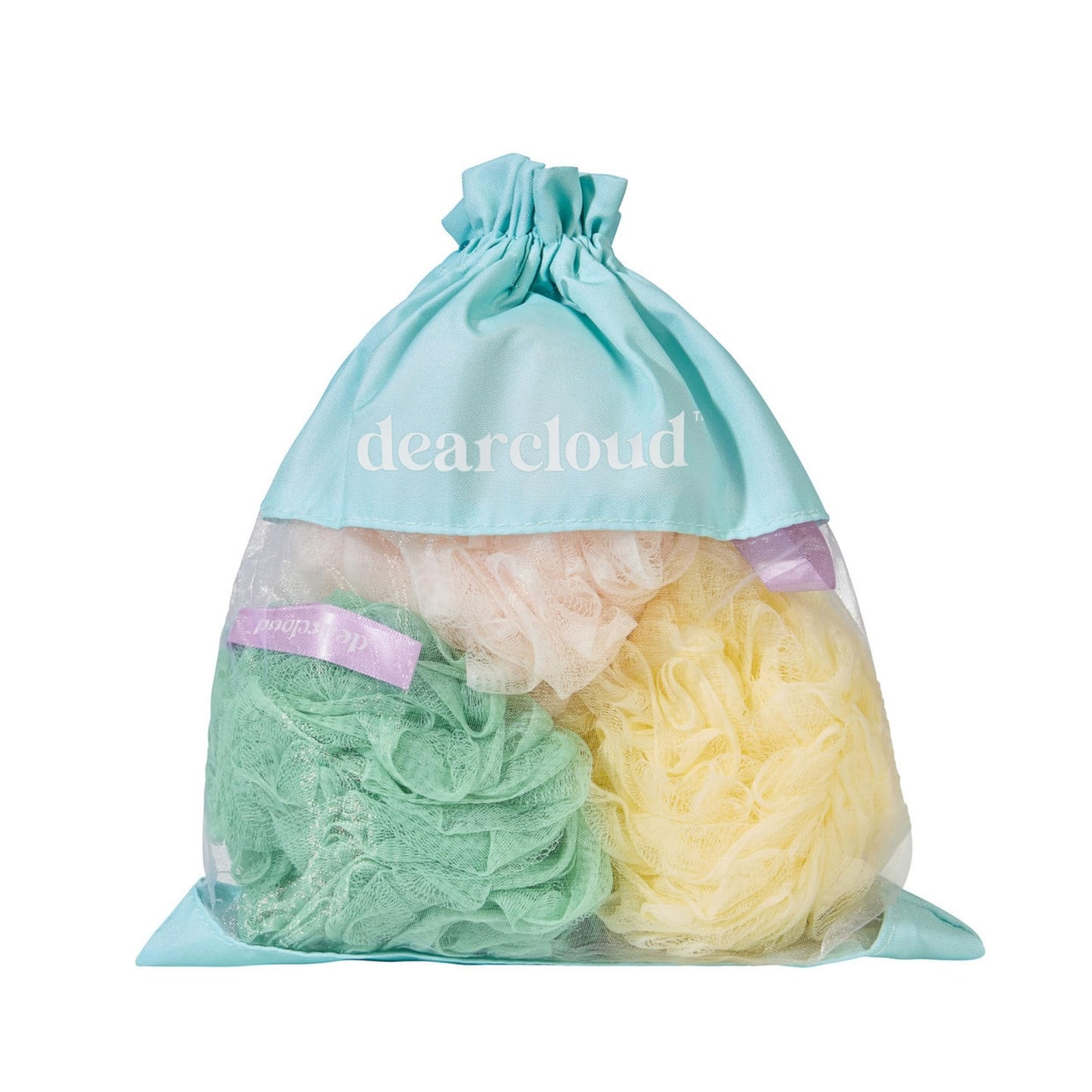dearcloud XL Classic Loofah 3-Pack - Body Scrubber (Sage) Beauty and Personal Care dearcloud