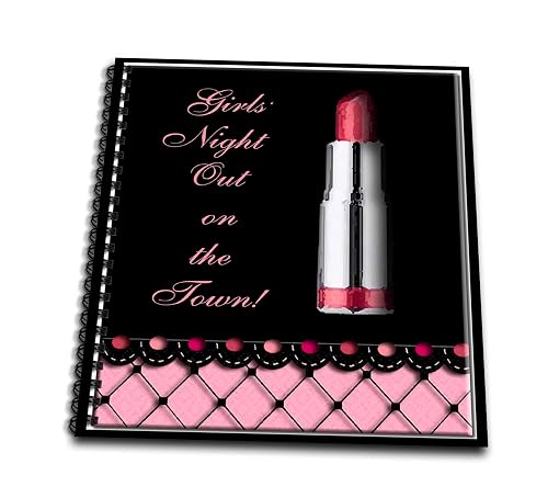3dRose db_13000_1 Lipstick, Girls Night Out-Drawing Book, 8 by 8-Inch Beauty & Personal Care 3dRose