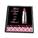 3dRose db_13000_1 Lipstick, Girls Night Out-Drawing Book, 8 by 8-Inch Beauty & Personal Care 3dRose
