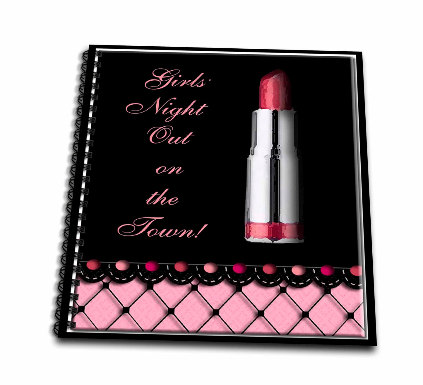3dRose db_13000_1 Lipstick, Girls Night Out-Drawing Book, 8 by 8-Inch Beauty & Personal Care 3dRose