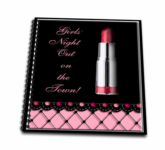 3dRose db_13000_1 Lipstick, Girls Night Out-Drawing Book, 8 by 8-Inch Beauty & Personal Care 3dRose