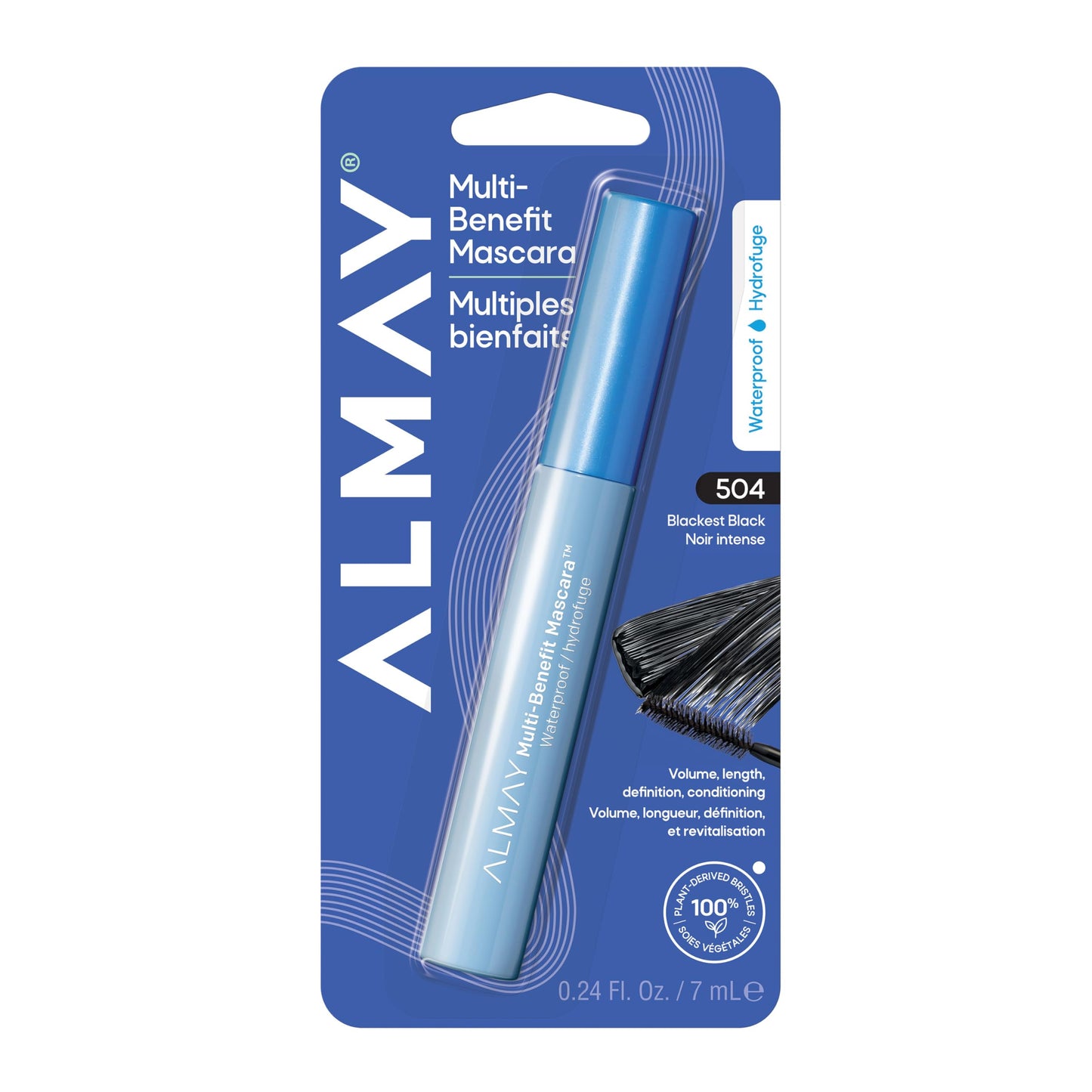 Almay Mascara, Volume, Length, Definition & Conditioning, Multi-Benefit Eye Makeup, Hypoallergenic and Fragrance-Free (Packaging May Vary), 504 Black Beauty & Personal Care Almay