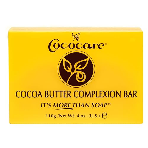 Cococare Cocoa Butter Complexion Bar Soap 4 Ounce - Gentle Cleansing & Hydrating Bar Soap Beauty & Personal Care COCOCARE