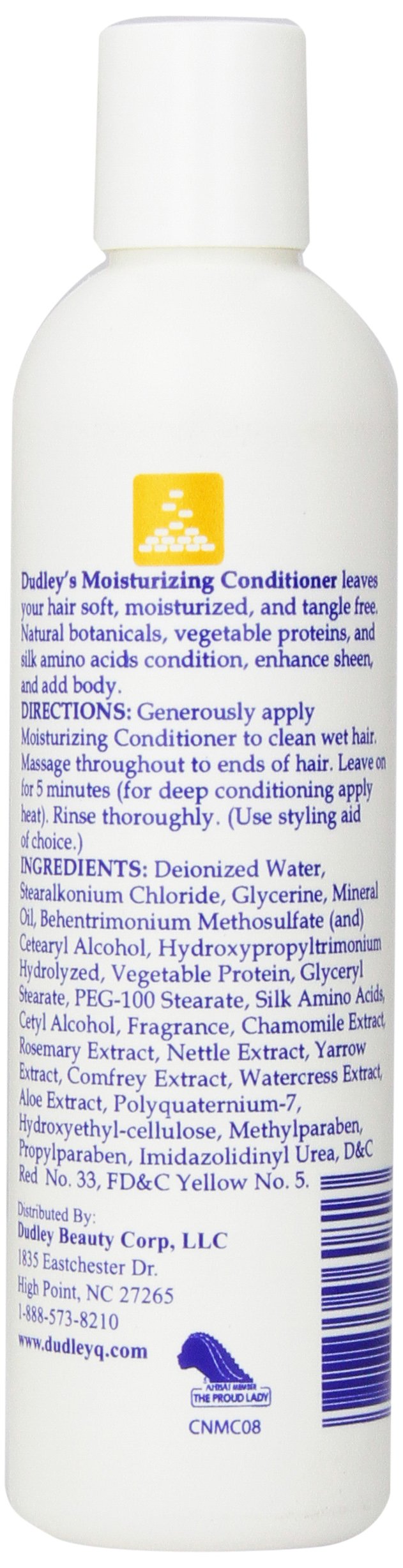 Dudley's Moisturizing Conditioner 8 oz