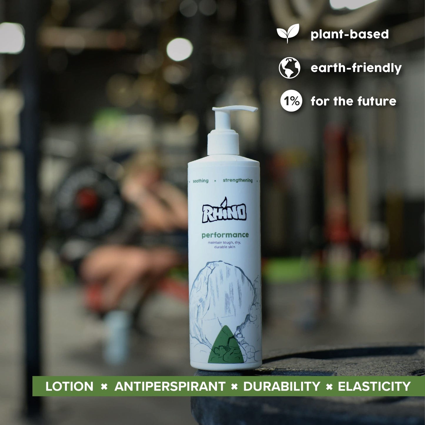 Rhino Skin Solutions Performance Cream - Mild Antiperspirant Cream for Hands & Feet - Skin Conditioner & Toughener for Athletes and Everyday Use Beauty and Personal Care Rhino Skin Solutions