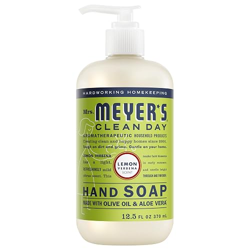 MRS. MEYER'S CLEAN DAY Hand Soap, Made with Essential Oils, Lemon Verbena, 12.5 fl. oz Beauty & Personal Care Mrs. MEYER'S