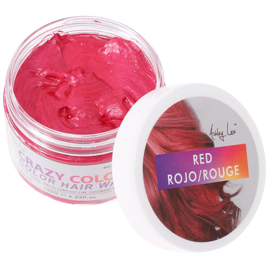 Unisex DIY Hair Color Wax Mud Dye Cream Temporary Modeling 9 Colors waterproof 120G (Red) Beauty & Personal Care AL