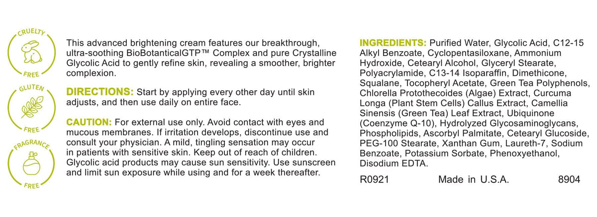 Replenix Glycolic Acid 10% Resurfacing Cream, Hydrating & Lightweight Medical-Grade Exfoliating Face Moisturizer for Skin Discoloration (1.7 oz) Beauty & Personal Care Replenix