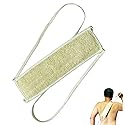 Plai Na Natural Loofah 2 Layers Back Scrubber Sponge Body for Shower Back Exfoliator Exfoliating Scrubber Deep Clean Beauty & Personal Care Plai Na