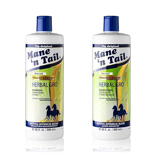 Herbal-Gro Shampoo 27.05oz & Conditioner 27.05oz Beauty & Personal Care Mane 'n Tail