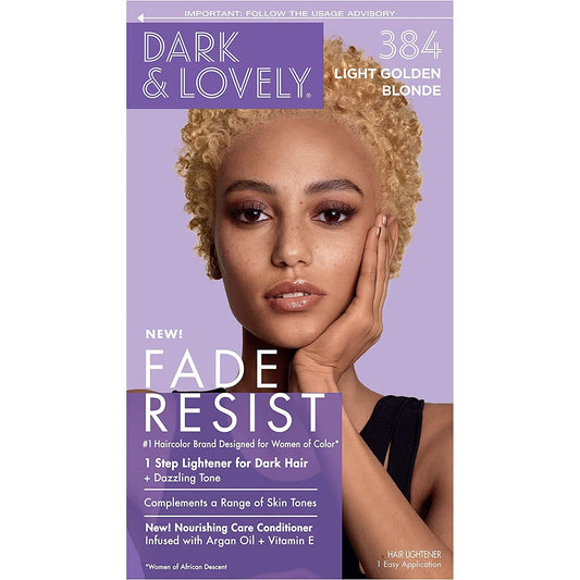 Dark & Lovely Color #384 Light Golden Blonde (Pack of 6) Beauty & Personal Care Dark and Lovely