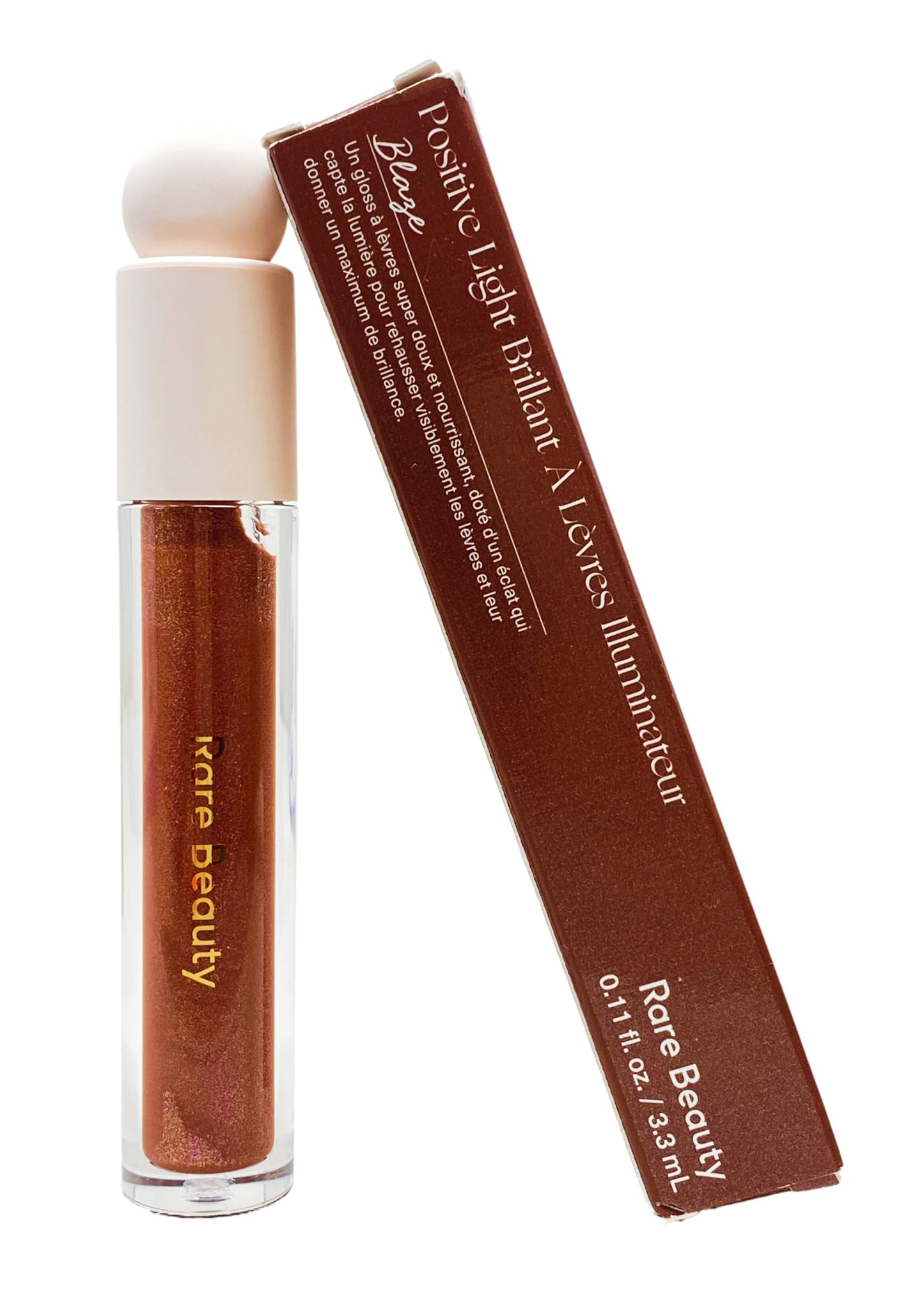 Rare Beauty Positive Light Luminizing Lip Gloss - Blaze (.11 Fl Oz) Beauty & Personal Care Rare Beauty