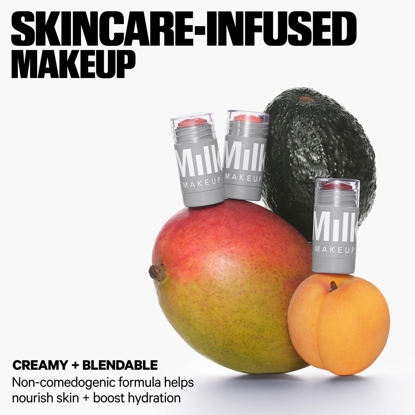 Milk Makeup Lip + Cheek Stick - Buildable Cream Blush + Lip Color w/Hydrating Mango Butter + Avocado Oil for a Natural Flush - Long-Lasting, Multiuse Beauty & Personal Care Milk Makeup