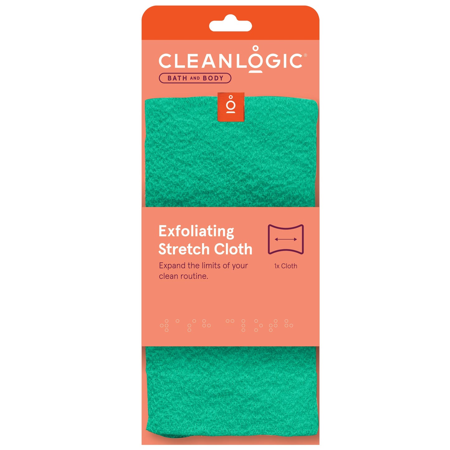Cleanlogic Stretch Bath & Shower Cloth, 1 Count Beauty & Personal Care Cleanlogic