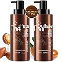 Natural Organic Sulfate Free Moroccan Argan Oil Shampoo and Conditioner Set - Color Safe Treatment, UV Protection, Intense Moisturizing For Dry Beauty & Personal Care NUSPA NUSPA