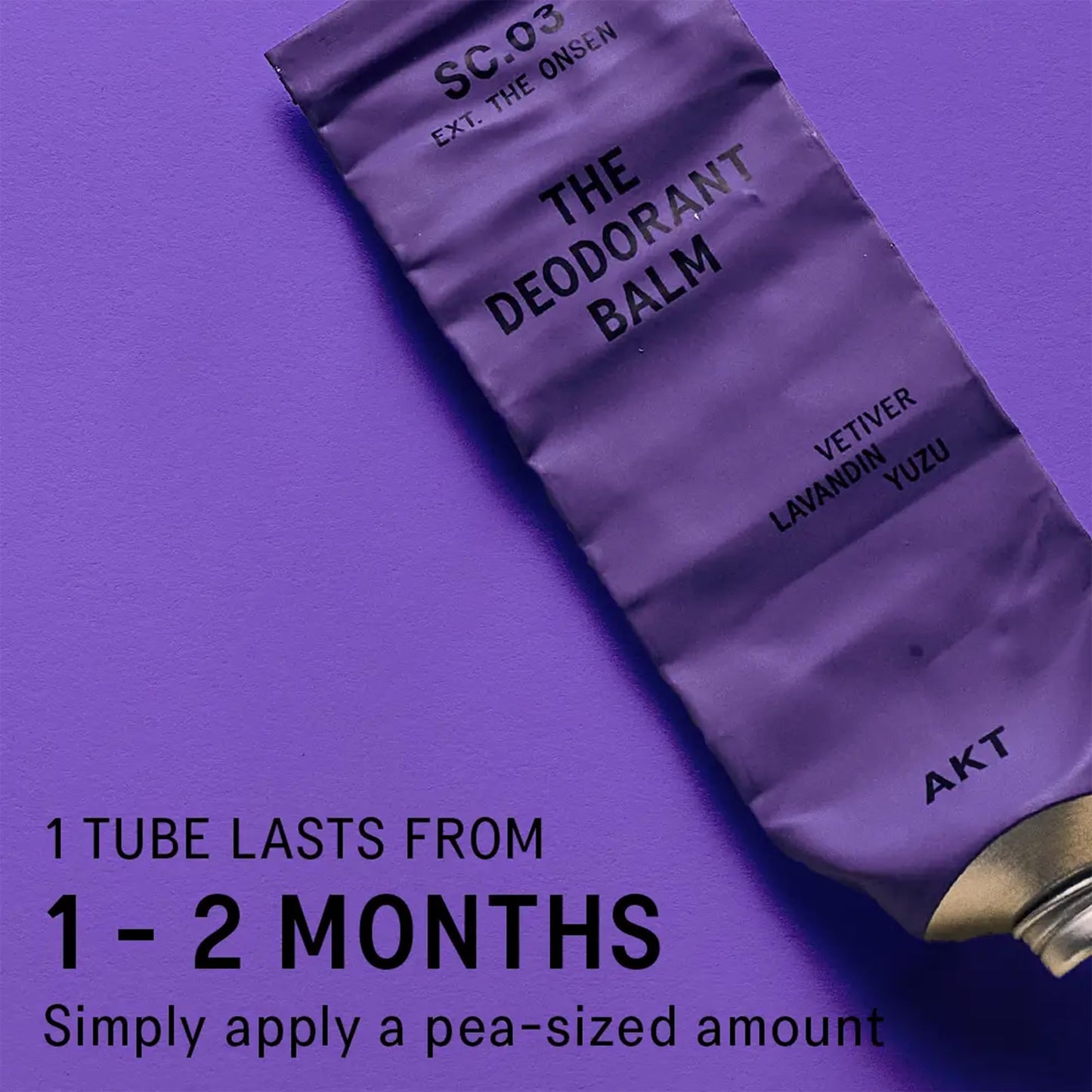 AKT Deodorant Balm 1.7 Fl Oz, Natural Deodorant for Men and Women, Award-Winning, Multi-use, Cream Deo Without Aluminum, Sc.03 The Onsen, Plastic Beauty and Personal Care AKT