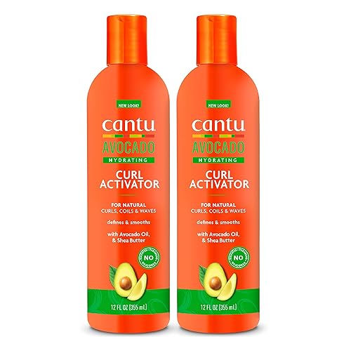 Cantu Avocado Hydrating Curl Activator Cream with Pure Shea Butter, 12 oz (Pack of 2) Beauty & Personal Care Cantu