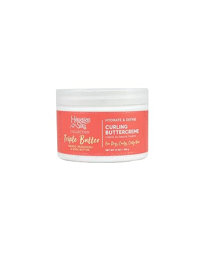 Hawaiian Silky Mango Murumuru & Shea Butter Curling Creme, 12 fl oz for Frizz-Free Curls with Hydration & Define Beauty & Personal Care Hawaiian Silky
