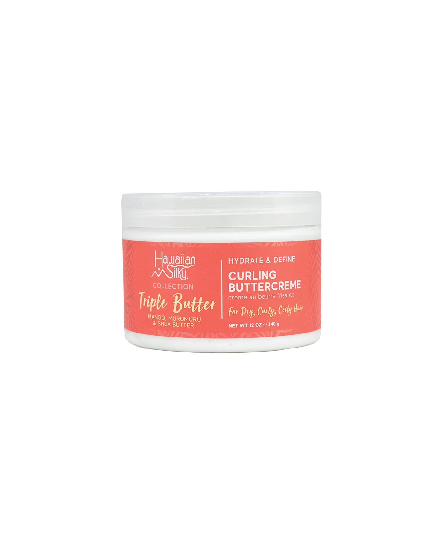 Hawaiian Silky Mango Murumuru & Shea Butter Curling Creme, 12 fl oz for Frizz-Free Curls with Hydration & Define Beauty & Personal Care Hawaiian Silky