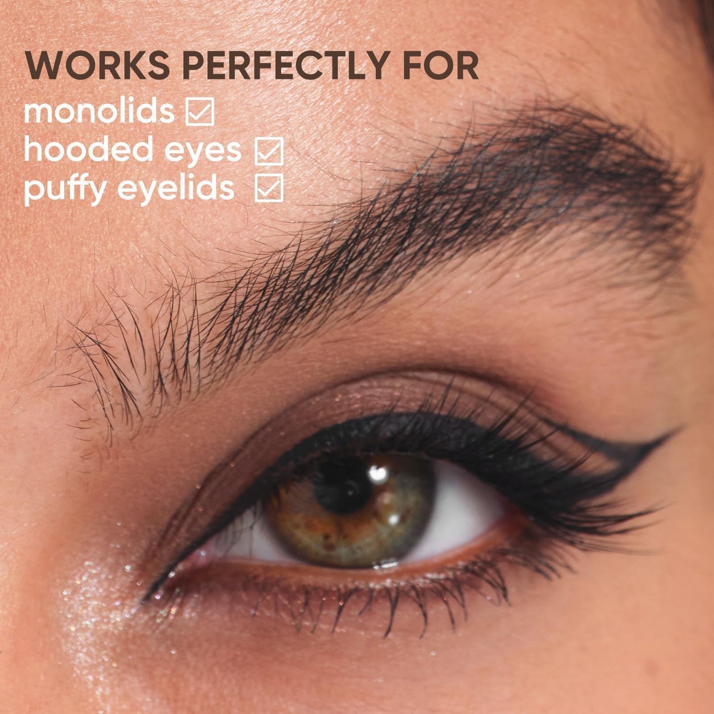 JUDYDOLL Ultra-Fine Liquid Eyeliner-Precision Tip for Wing Line, Smudge-Proof, Quick-Drying, Waterproof, Easy to Get Inner Corner Lined, Hooded Beauty and Personal Care JUDYDOLL