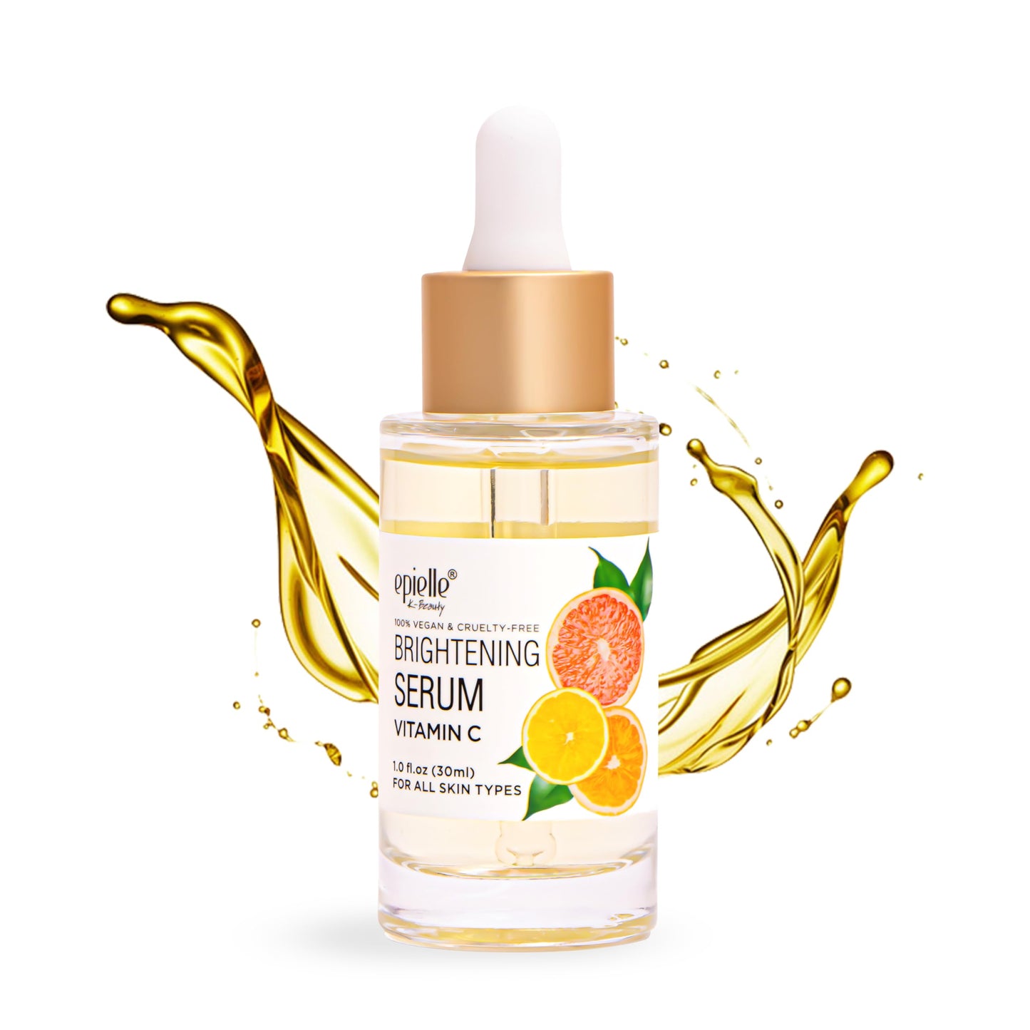 Epielle Vitamin C Serum with Collagen & Hyaluronic Acid, Restore Hydration & Reduce Dark Spots, Vegan & Cruelty-Free, Korean Skin Care, 1.0 fl oz Beauty & Personal Care Epielle