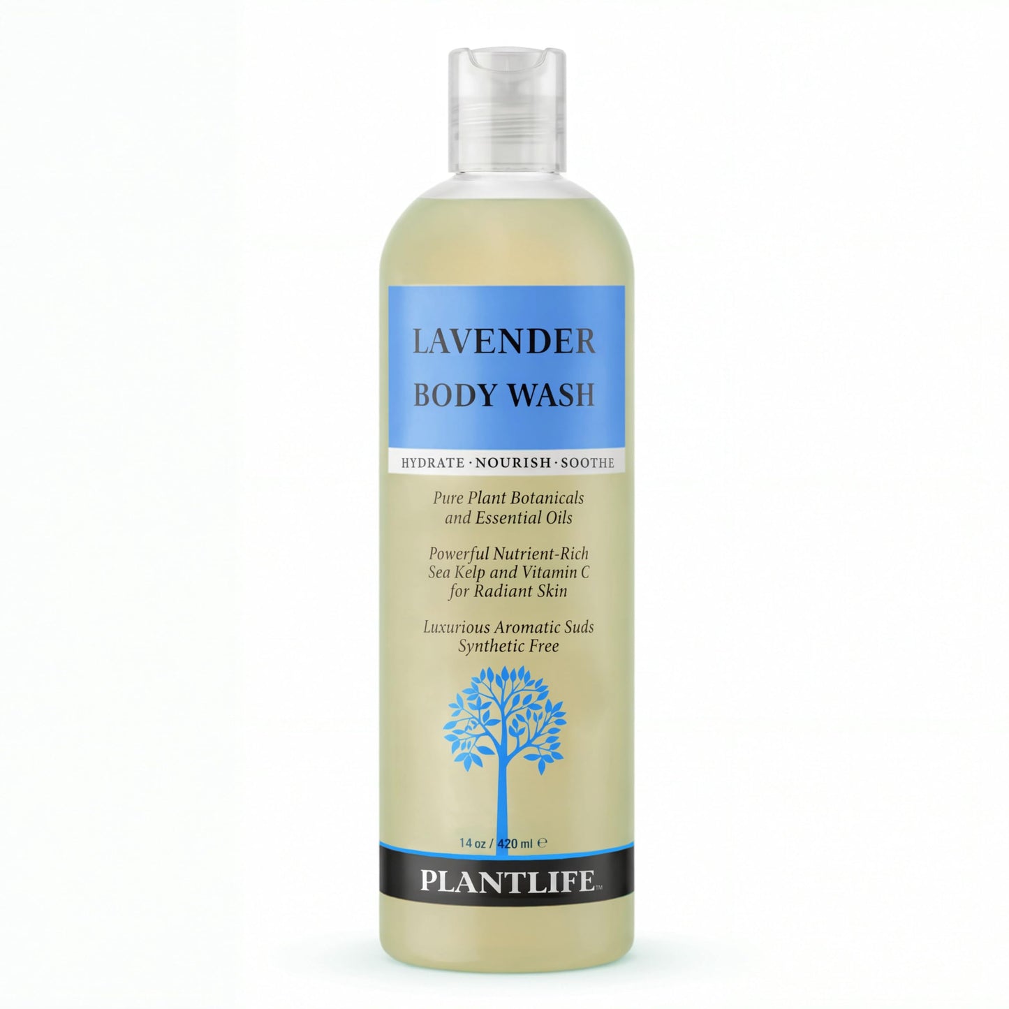 Plantlife Lavender Body Wash - GMO and Gluten Free Gentle and Moisturizing Body Wash That Contains Only Ingredients Straight from Nature Beauty & Personal Care Plantlife