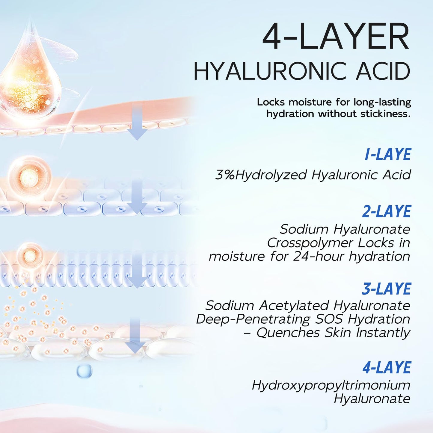 3% Hyaluronic Acid Serum for Face, Anti-Aging Hydrating Serum with 20,000 ppm Ceramide NP & 10,000ppm Acetyl Hexapeptide-8, Korean Skincare ultra Beauty & Personal Care Dumie