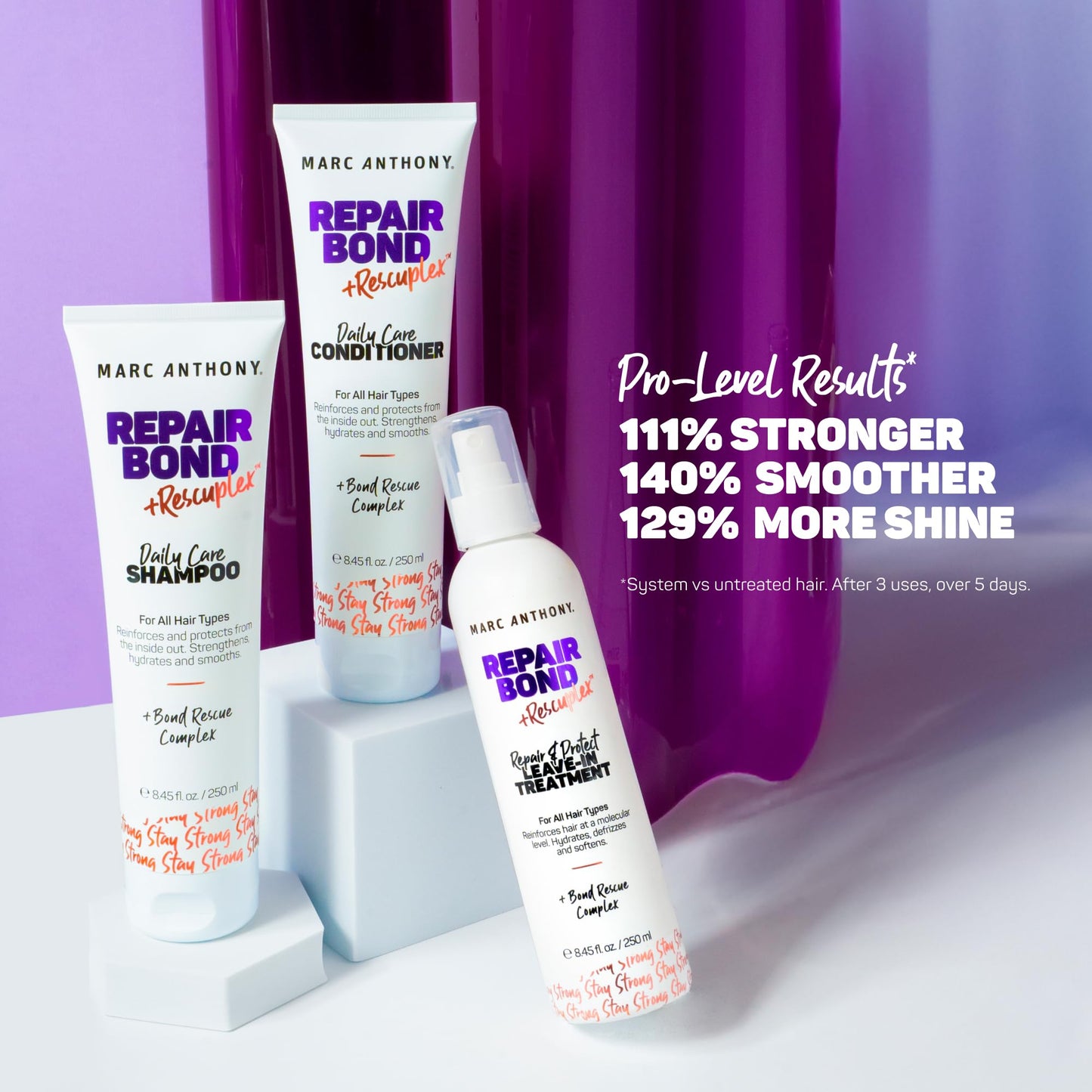 Marc Anthony Repair Bond Travel Size Shampoo, Conditioner, and Leave In Beauty & Personal Care Marc Anthony