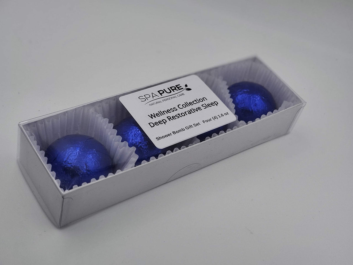 Spa Pure DEEP Restorative Sleep Aromatherapy Shower Steamers Bombs - Shower Bombs with Essential Oils - Unisex Bath Melts - Self Care and Relaxation… Beauty & Personal Care Spa Pure