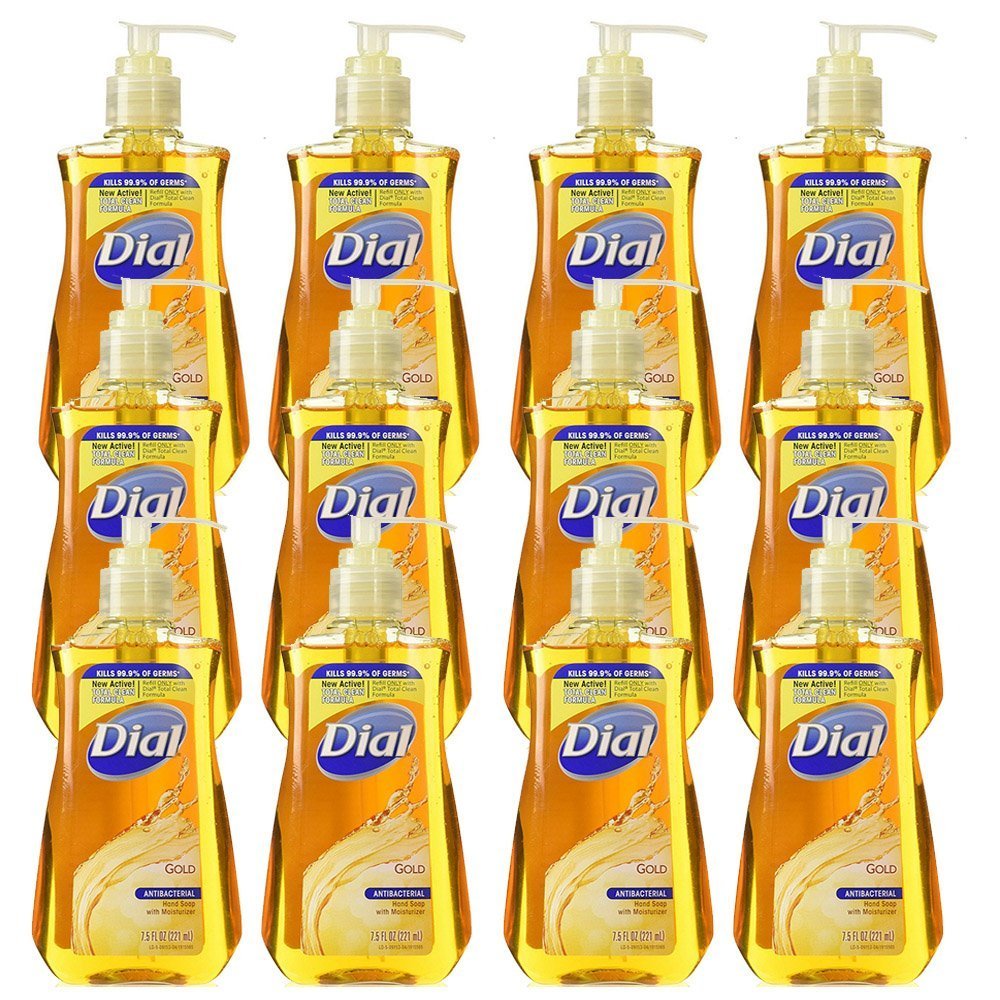 Dial Gold with Moisturizer Antibacterial Hand Soap 7.5 oz (Pack of 12) Beauty & Personal Care Dial